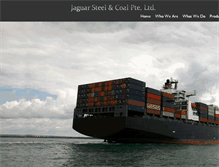 Tablet Screenshot of jaguarsteelandcoal.com